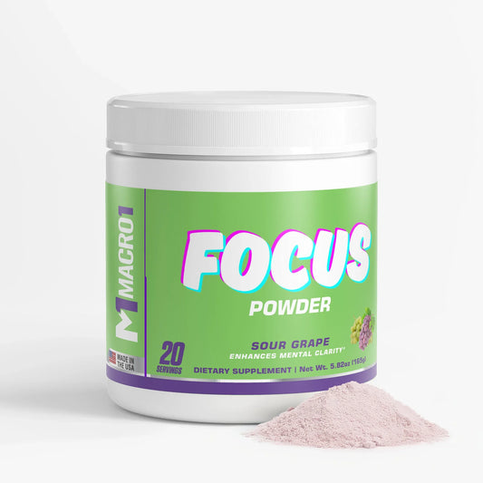 FOCUS POWDER - SOUR GRAPE | 20 SERVINGS