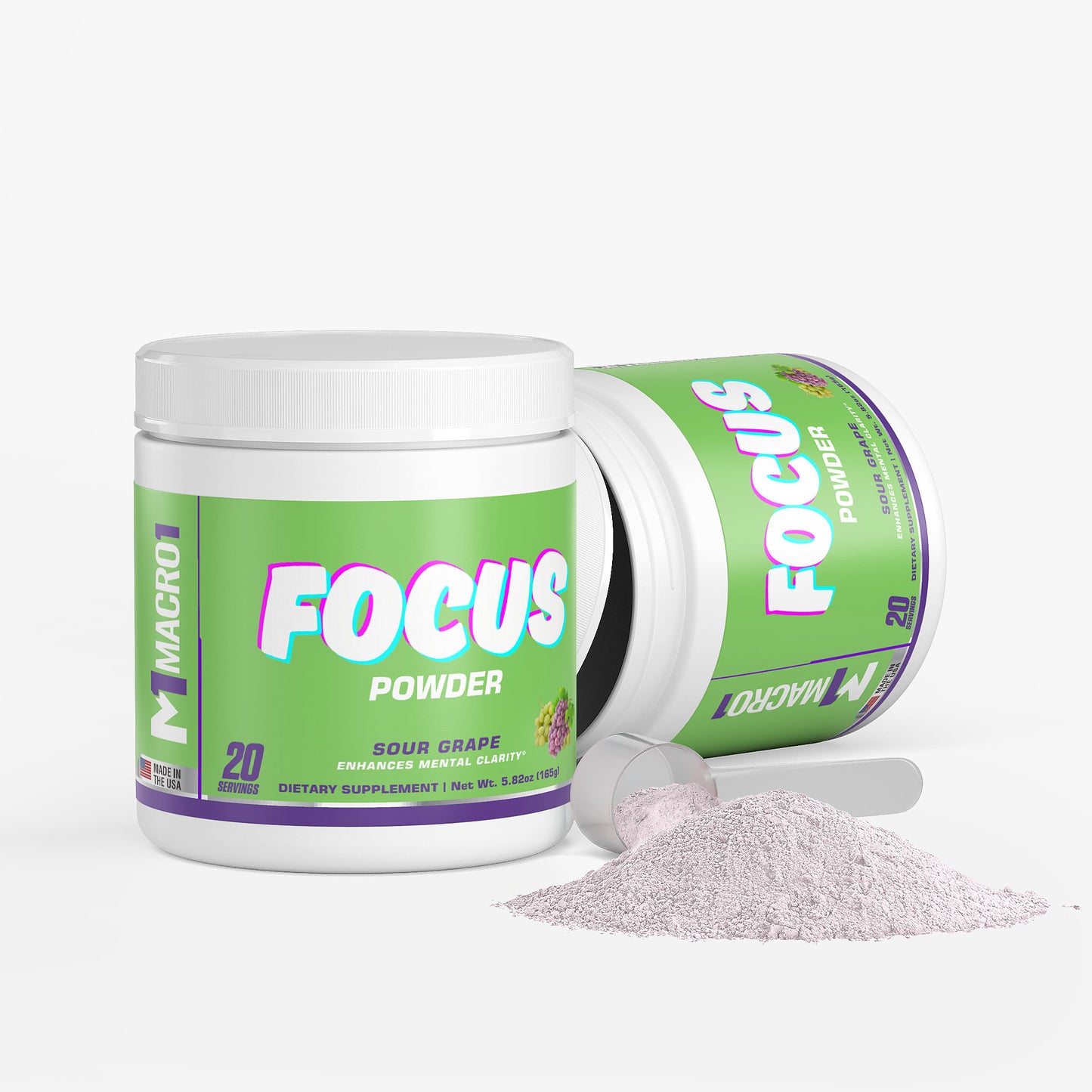 FOCUS POWDER - SOUR GRAPE | 20 SERVINGS