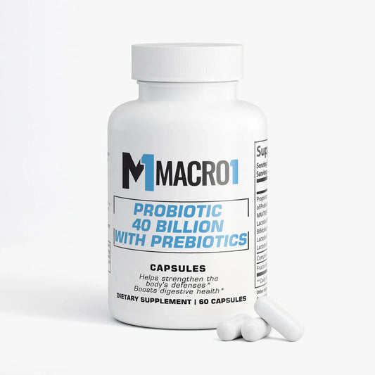 PROBIOTIC 40 BILLION WITH PREBIOTICS | 60 CAPSULES