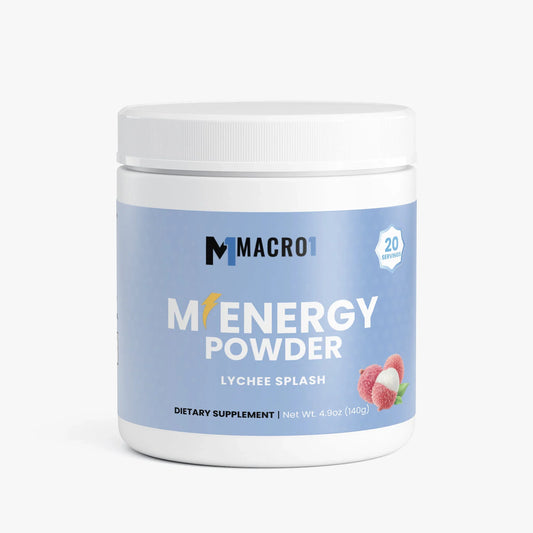 M1 ENERGY POWDER - LYCHEE SPLASH | 20 SERVINGS