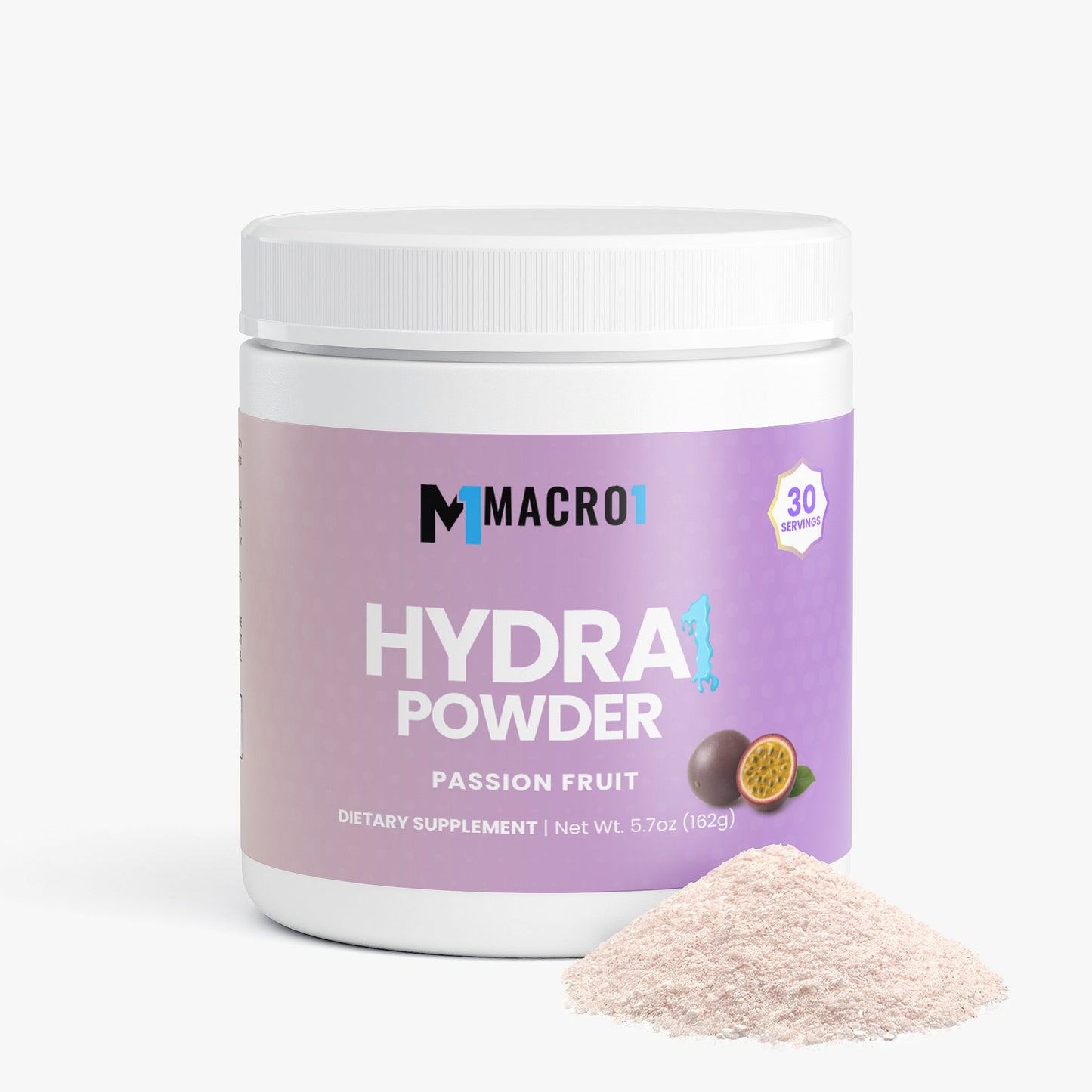 HYDRA1 HYDRATION POWDER - PASSION FRUIT | 30 SERVINGS
