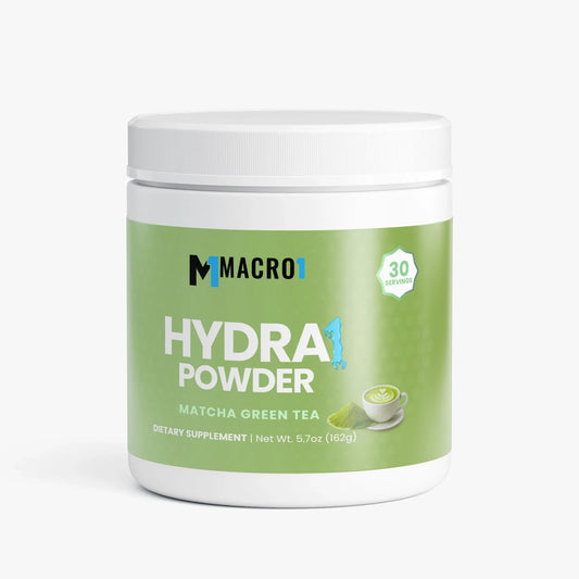 HYDRA1 HYDRATION POWDER -  MATCHA GREEN TEA | 30 SERVINGS