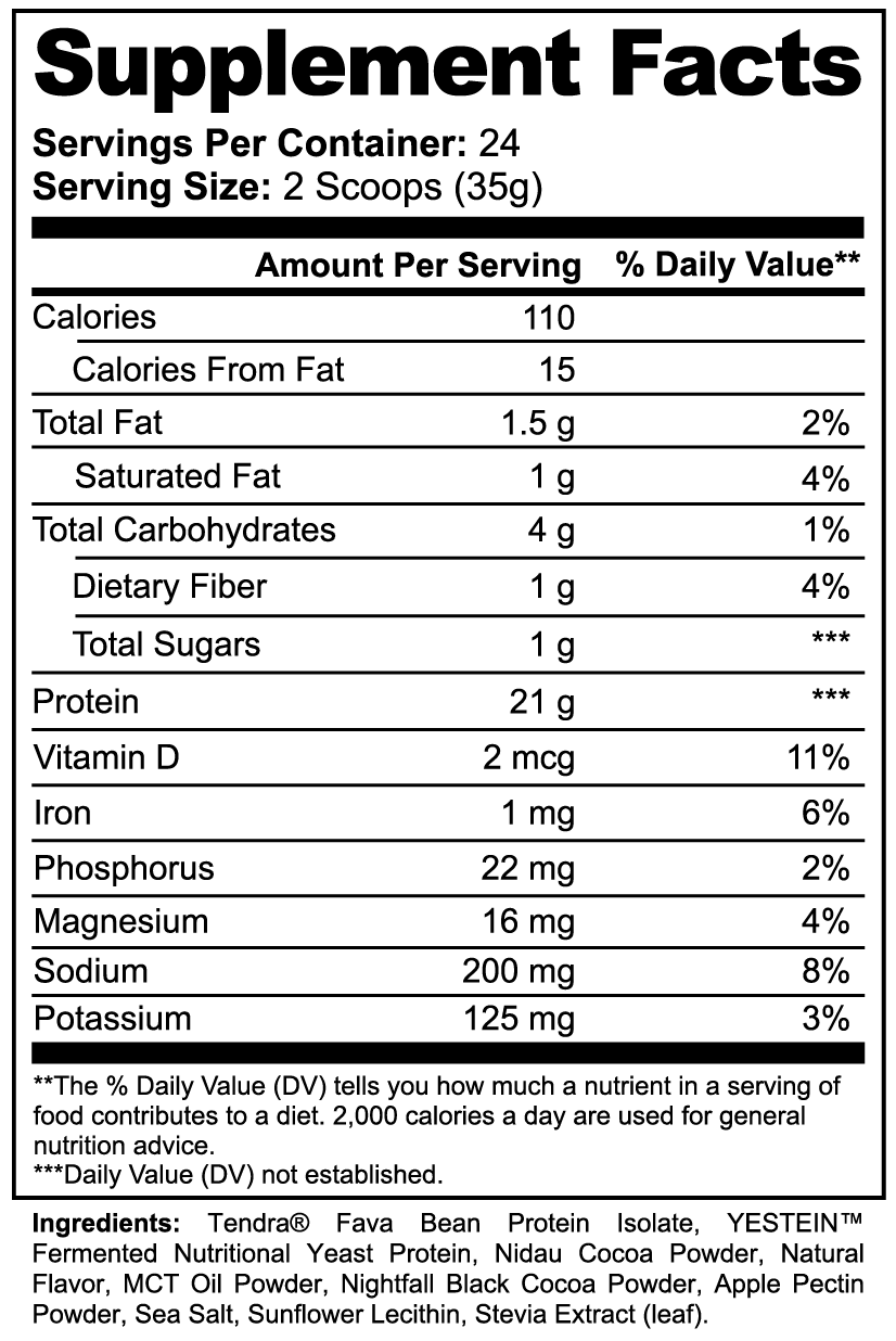 ONE VEGAN PROTEIN POWDER v2 - CHOCOLATE BROWNIE | 24 SERVINGS