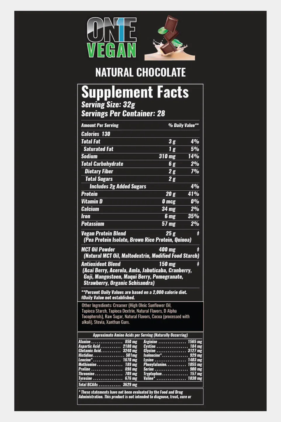 ONE - VEGAN PROTEIN POWDER - Macro1 Nutrition