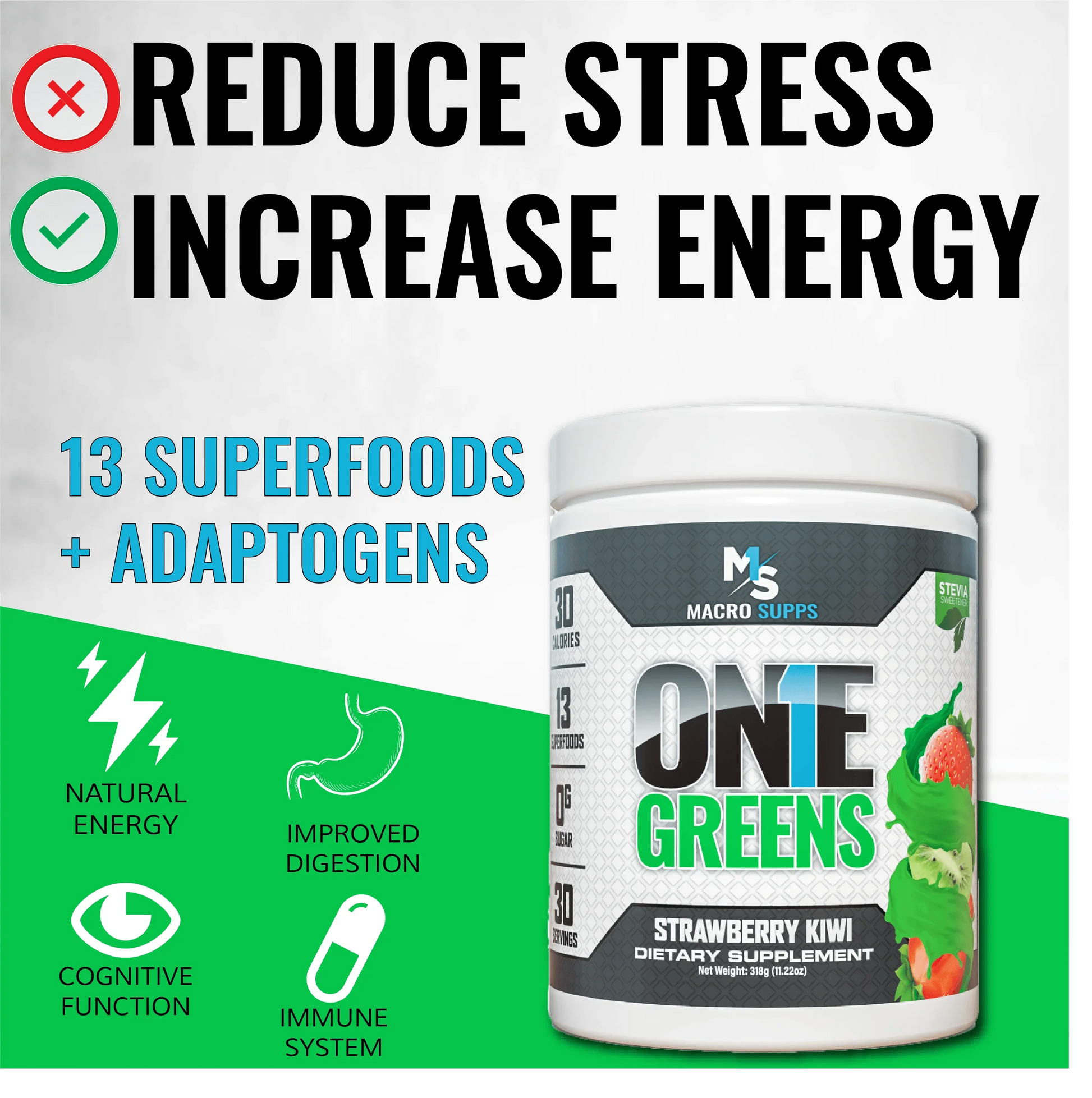 ONE - GREENS - Macro1 Nutrition