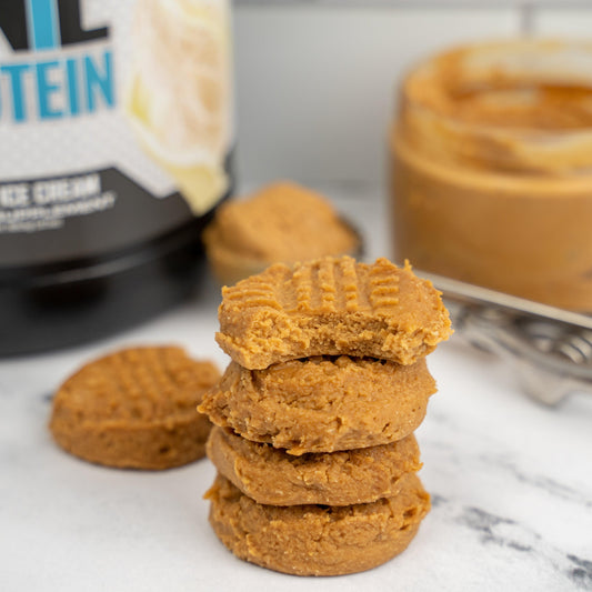 Easy Peanut Butter Protein Cookies