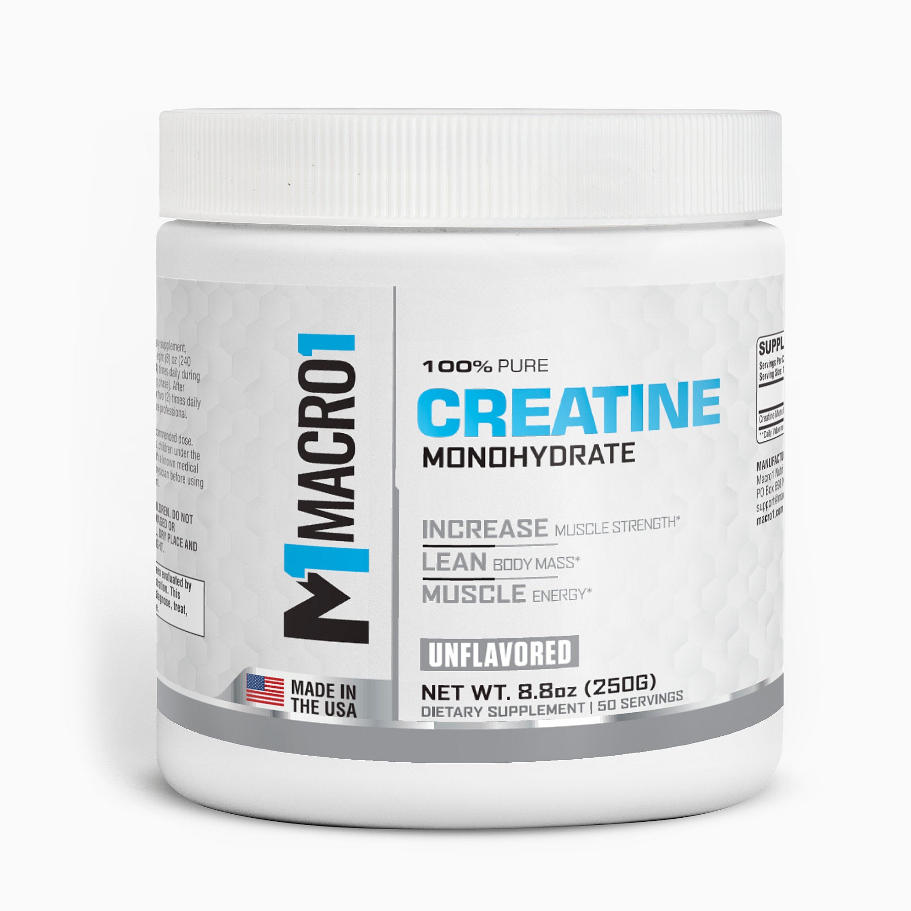 CREATINE MONOHYDRATE - UNFLAVORED | 50 SERVINGS