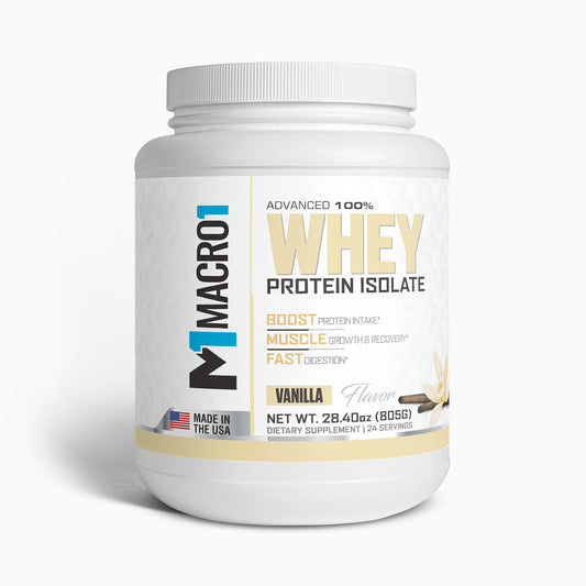 100% WHEY PROTEIN ISOLATE - VANILLA | 24 SERVINGS