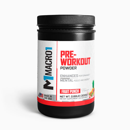 PRE-WORKOUT POWDER - FRUIT PUNCH | 30 SERVINGS