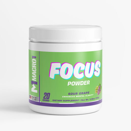FOCUS POWDER - SOUR GRAPE | 20 SERVINGS