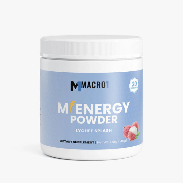 M1 ENERGY POWDER - LYCHEE SPLASH | 20 SERVINGS Lychee Splash