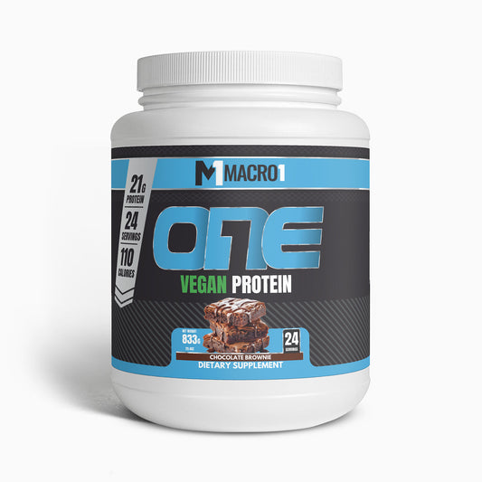 ONE VEGAN PROTEIN POWDER v2 - CHOCOLATE BROWNIE | 24 SERVINGS