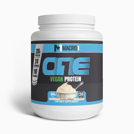 ONE VEGAN PROTEIN POWDER v2 - CLASSIC VANILLA | 24 SERVINGS