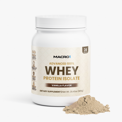 100% WHEY PROTEIN ISOLATE - VANILLA | 24 SERVINGS