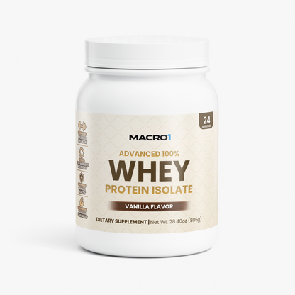 100% WHEY PROTEIN ISOLATE - VANILLA | 24 SERVINGS