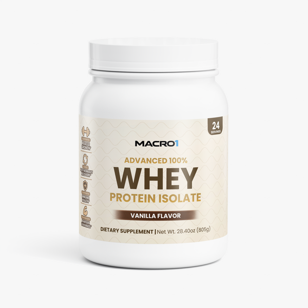 100% WHEY PROTEIN ISOLATE - VANILLA | 24 SERVINGS