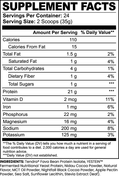 ONE VEGAN PROTEIN v2 - CHOCOLATE BROWNIE | 24 SERVINGS