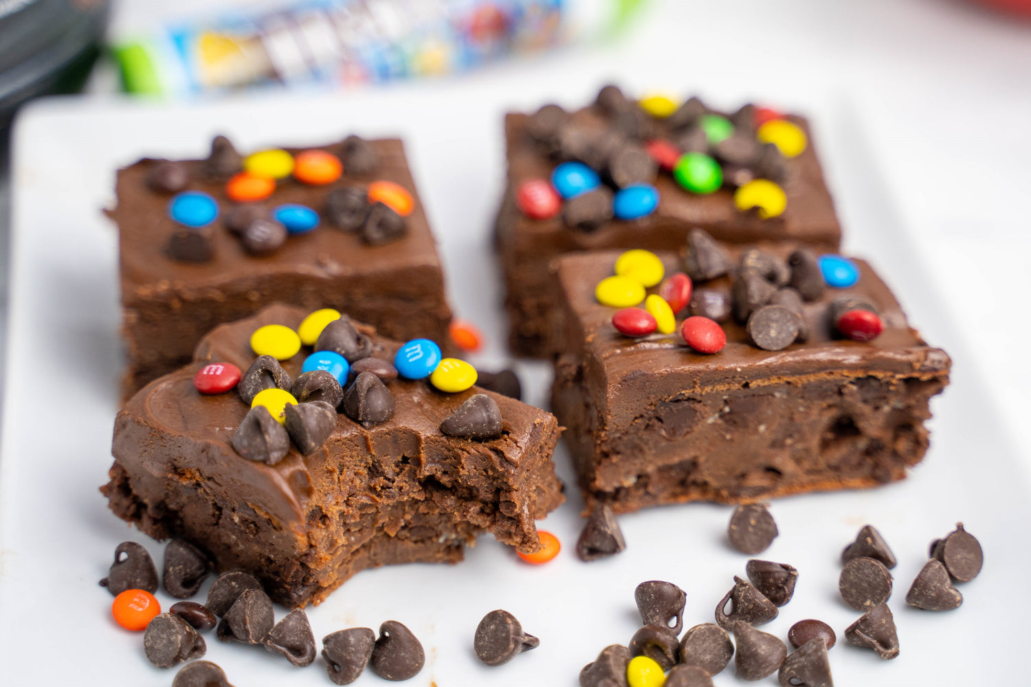 M&M-Chocolate-Chip-Protein-Brownies-Recipe