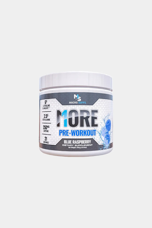 MORE - PRE-WORKOUT Blue Raspberry