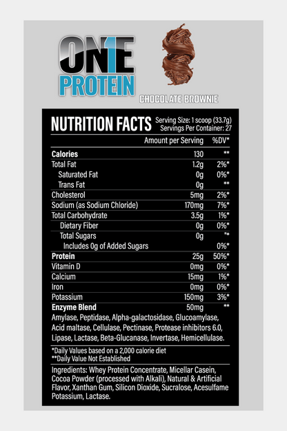 ONE - WHEY & CASEIN PROTEIN POWDER