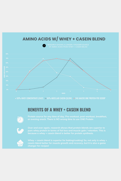 ONE - WHEY & CASEIN PROTEIN POWDER