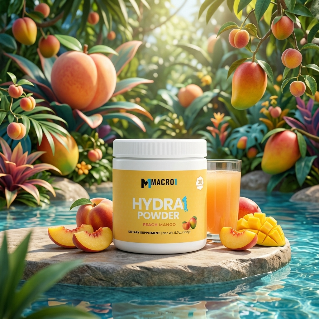 HYDRA1 HYDRATION POWDER - PEACH MANGO | 30 SERVINGS