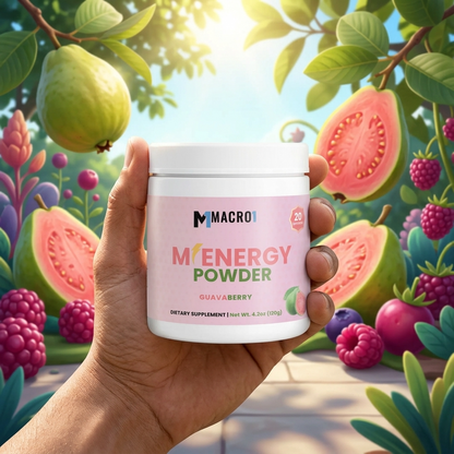 M1 ENERGY POWDER - GUAVABERRY | 20 SERVINGS